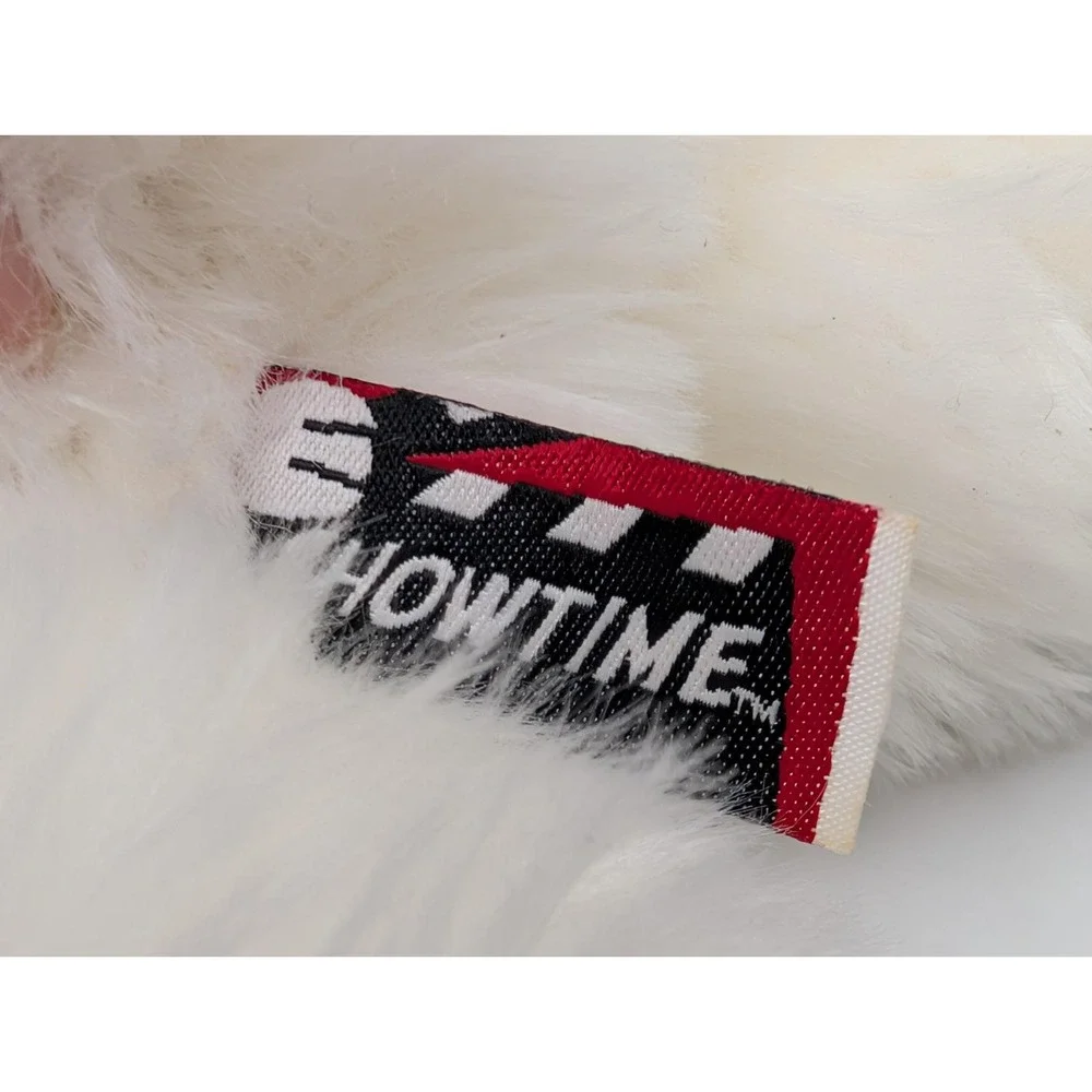 Showtime White Gray Cat Plush‎ Kitten Mandalay Resorts 2004 7 Inch Tall Stuffed